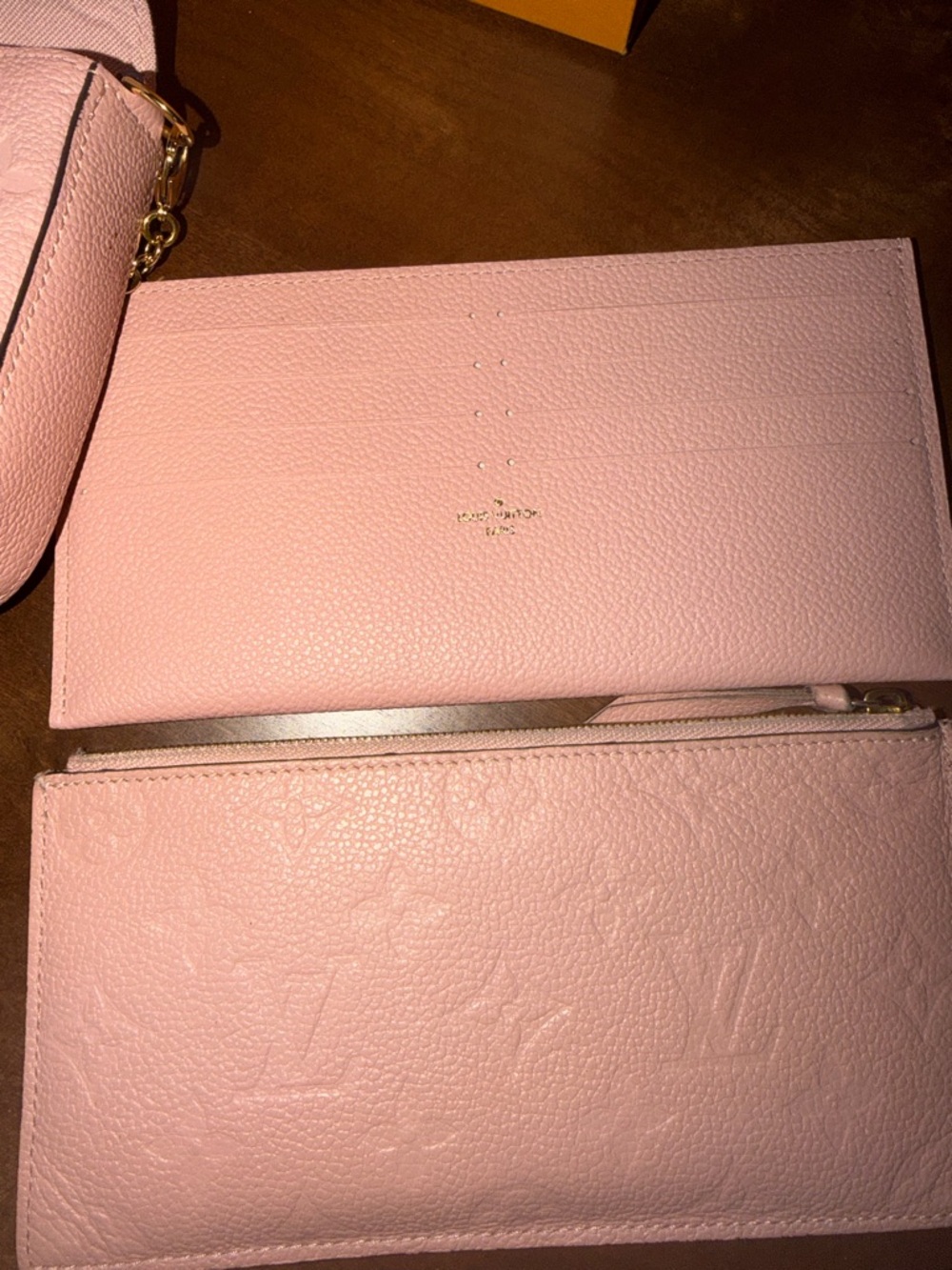 Louis Vuitton Pink Monogram Empreinte Chain Crossbody - Picture 9 of 10